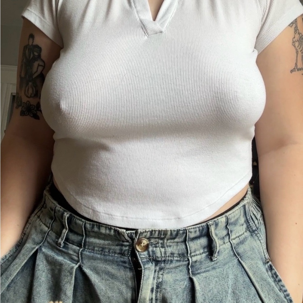 Classic White Women's Top